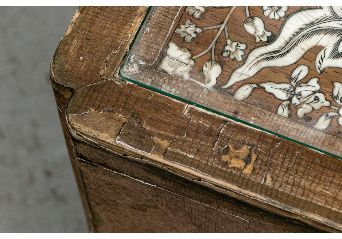 Extraordinary Bone Inlaid Cocktail Table For Sale 4
