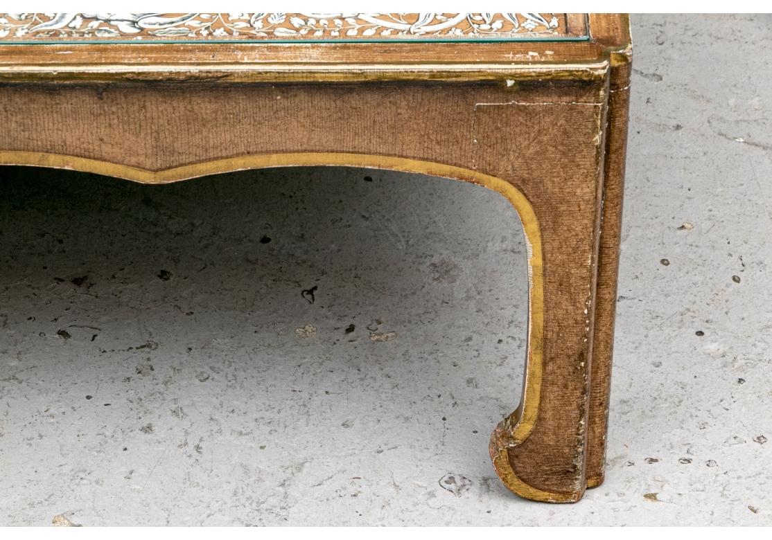 Extraordinary Bone Inlaid Cocktail Table For Sale 7