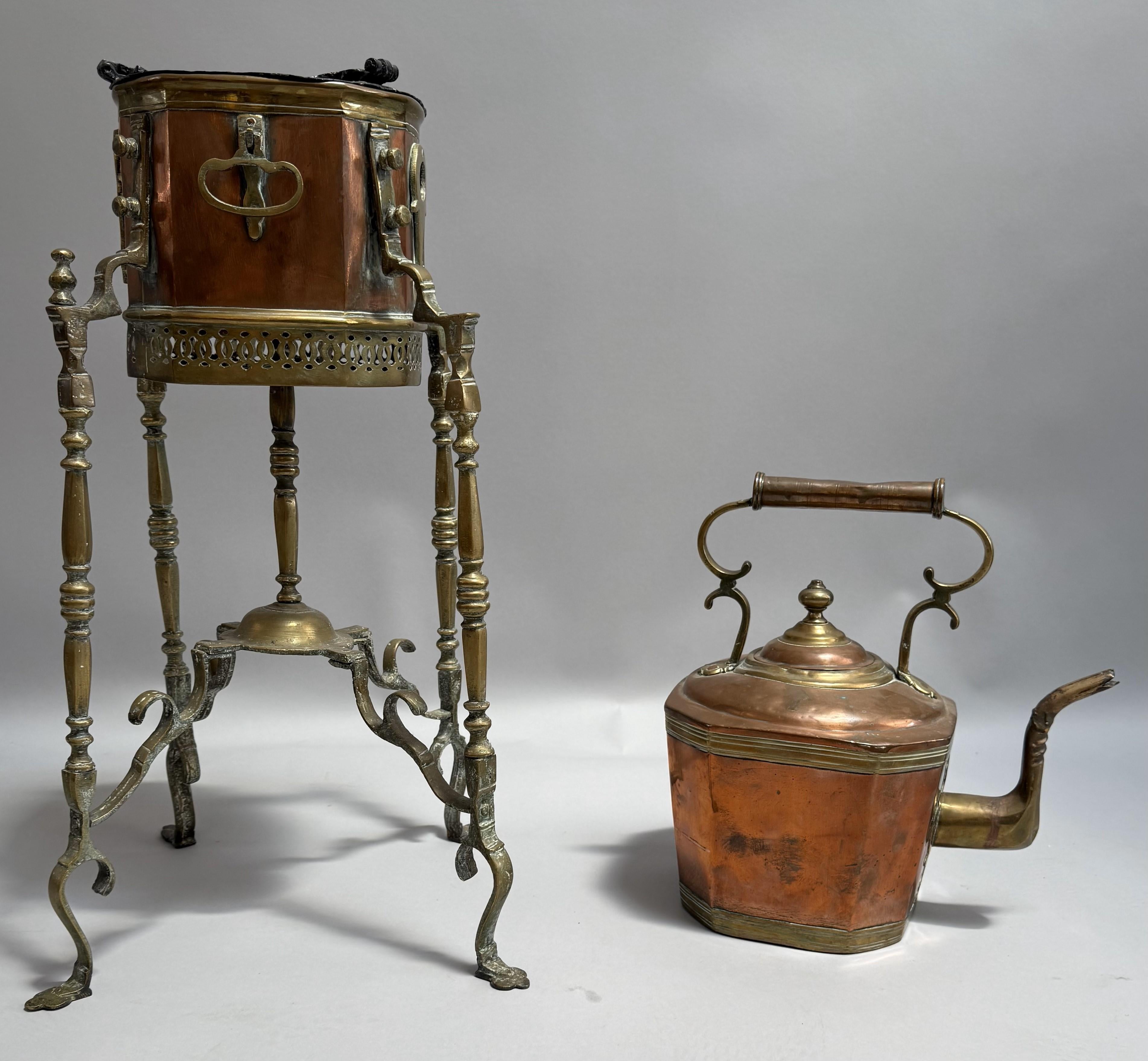 Extraordinary British Empire Kettle on a Stand For Sale 3