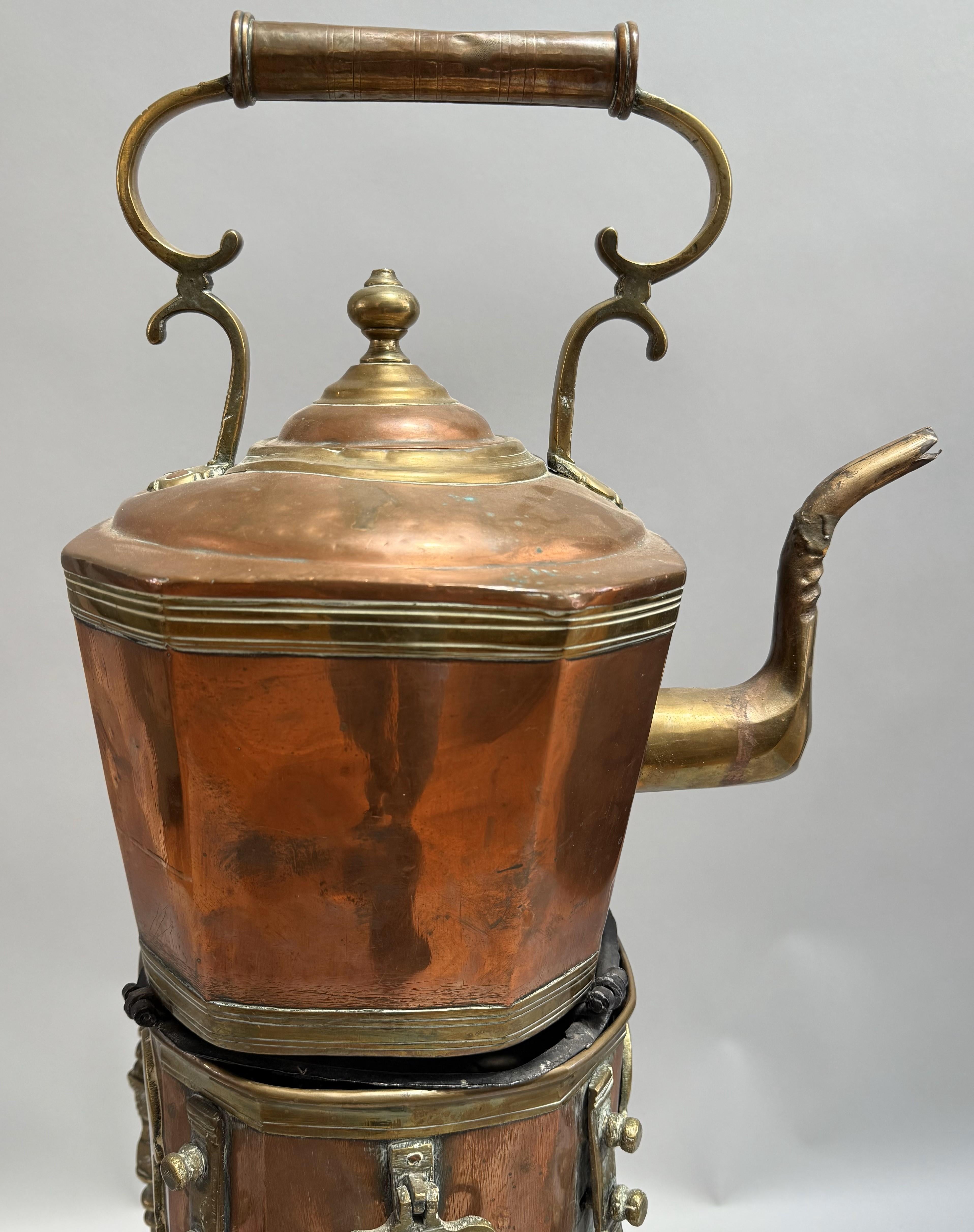 19th Century Extraordinary British Empire Kettle on a Stand For Sale
