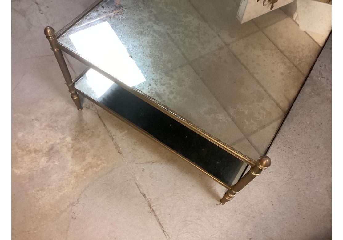 Extraordinary Bronze Tiered Cocktail Table From Jordan Marsh For Sale 6