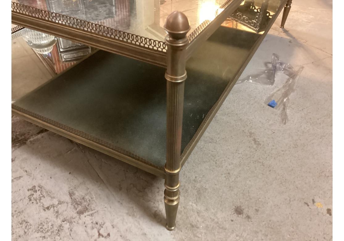 Extraordinary Bronze Tiered Cocktail Table From Jordan Marsh For Sale 2