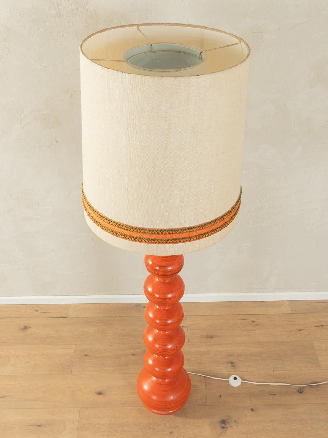 Mid-Century Modern Extraordinary ceramic floor lamp, Kaiser Leuchten