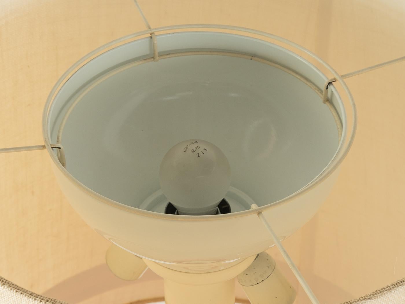 Mid-20th Century Extraordinary ceramic floor lamp, Kaiser Leuchten
