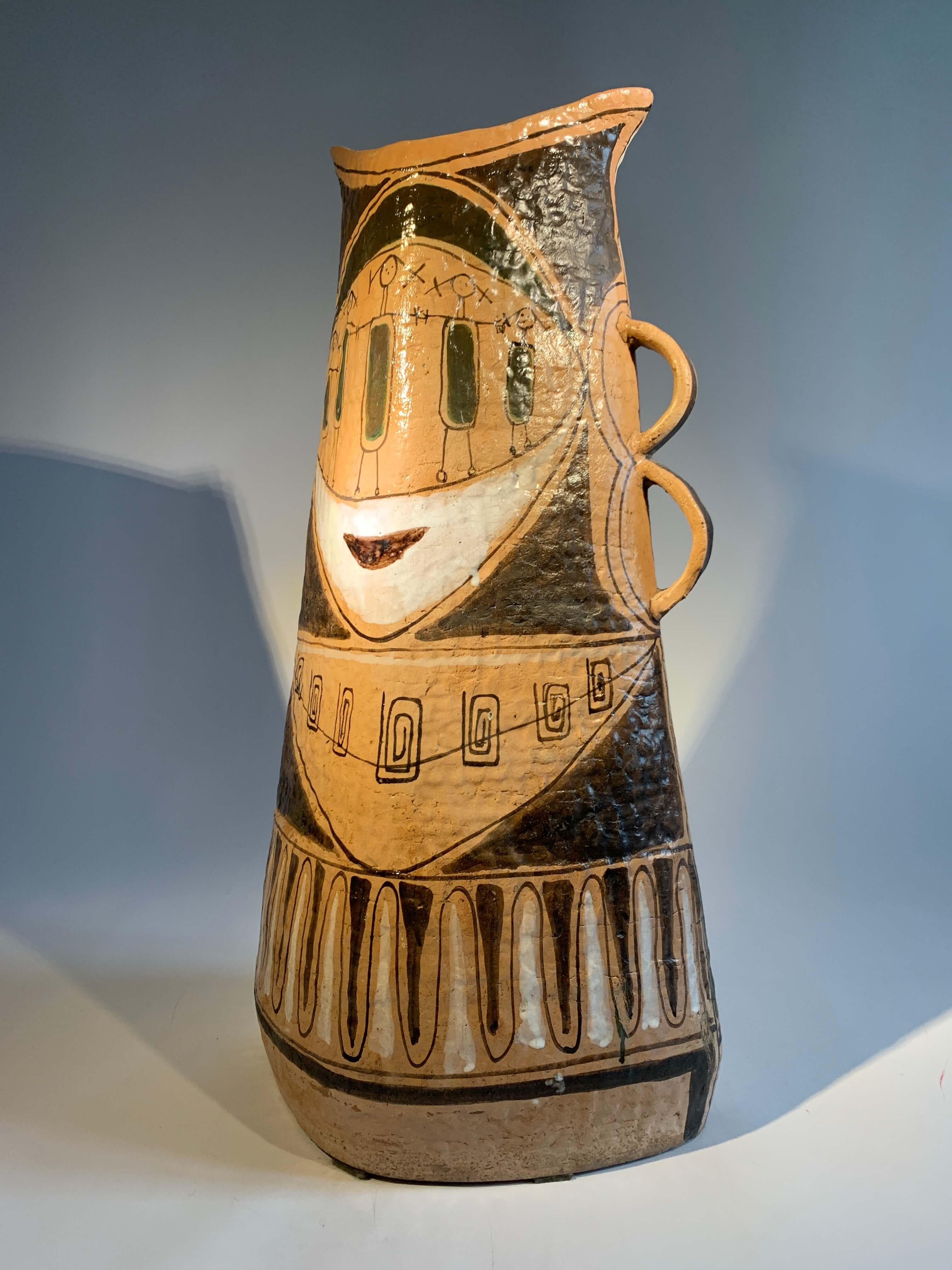 Außergewöhnliche Keramik-Skulptur Antonio Lucietti im Angebot 6