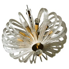 Extraordinaire lustre suspendu Bakalowits Zalloni Design milieu de siècle des années 60