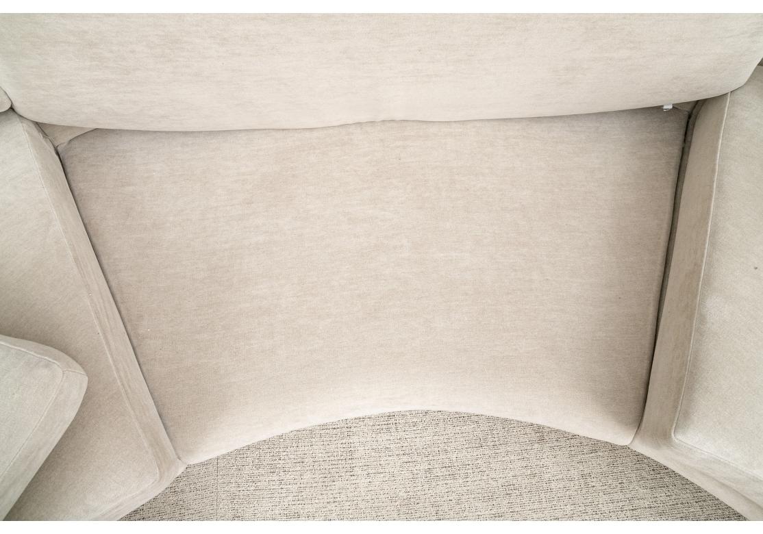 Extraordinary Circular “Clip” Sofa By Ransom Culler For Thayer Coggin For Sale 6
