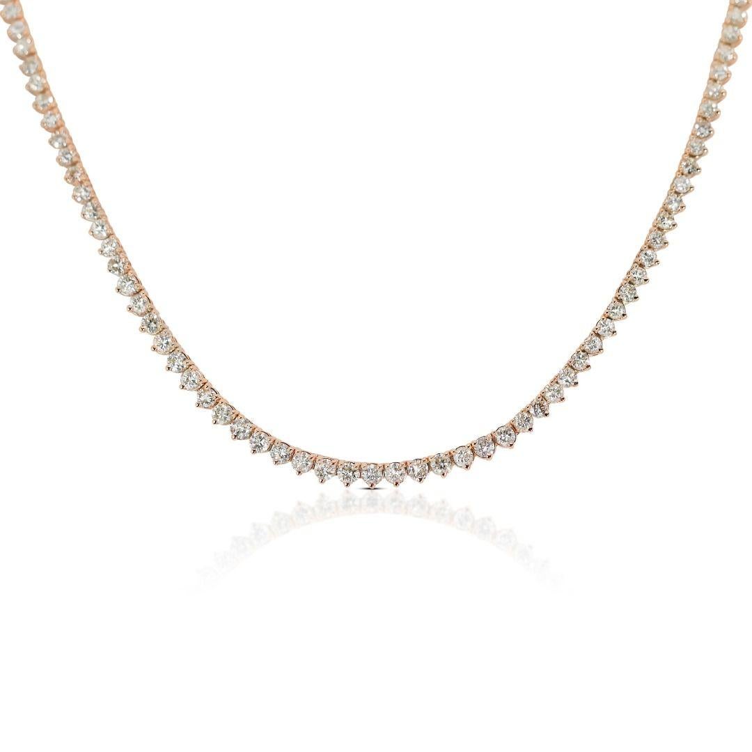 This extraordinary De Guardia necklace features a mesmerizing 8.67 carat round brilliant diamonds what's make the De Guardia Neckless so pretty is the idea that the diamonds starting from 1.8 mm up to 2.6 mm.

Showcasing the epitome of luxury and