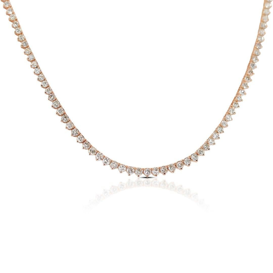 Women's Extraordinary De Guardia Necklace with 8.67ct Round Brilliant Diamonds