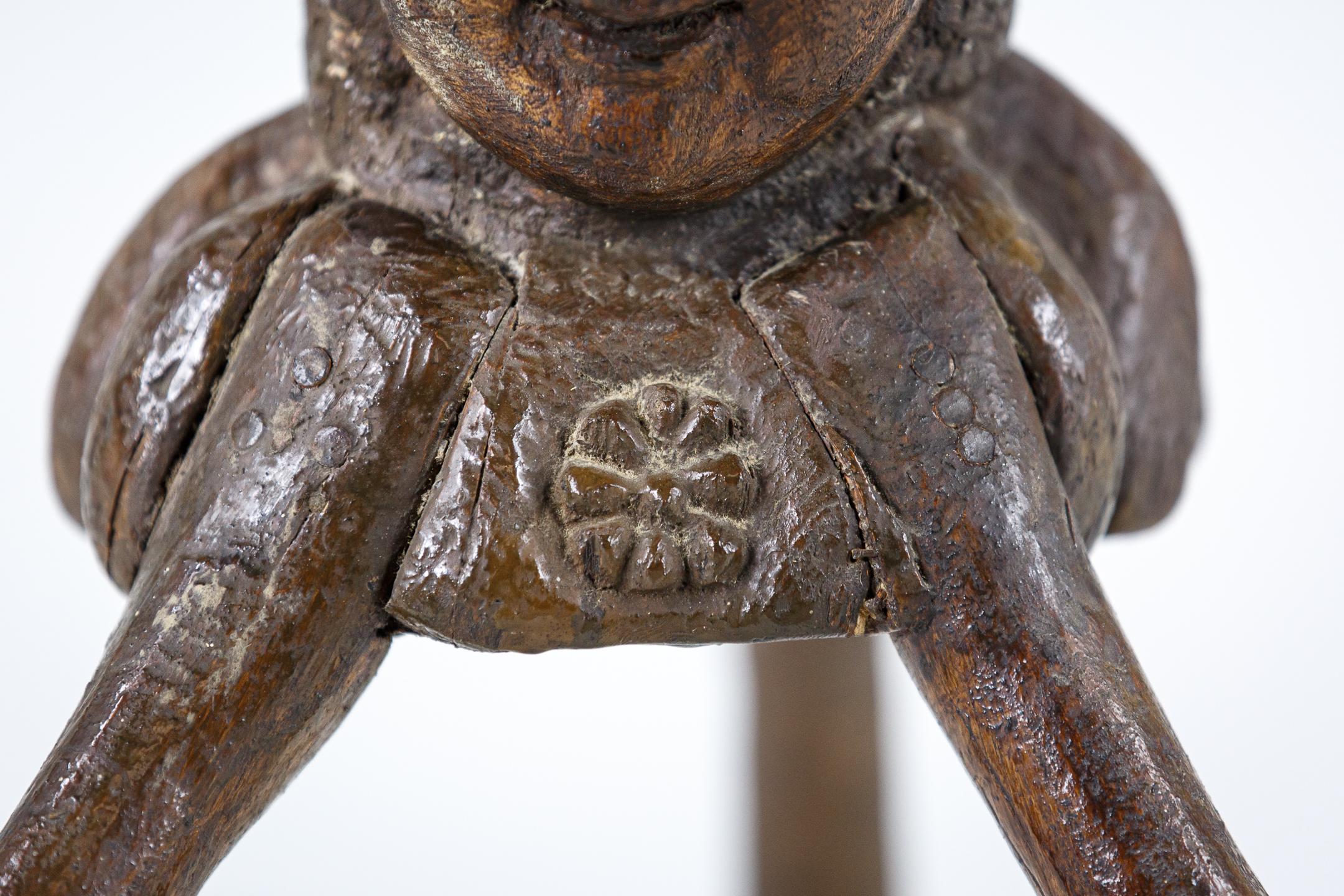 French Extraordinary Early 19th Century Small Anthropomorphic Block For Sale