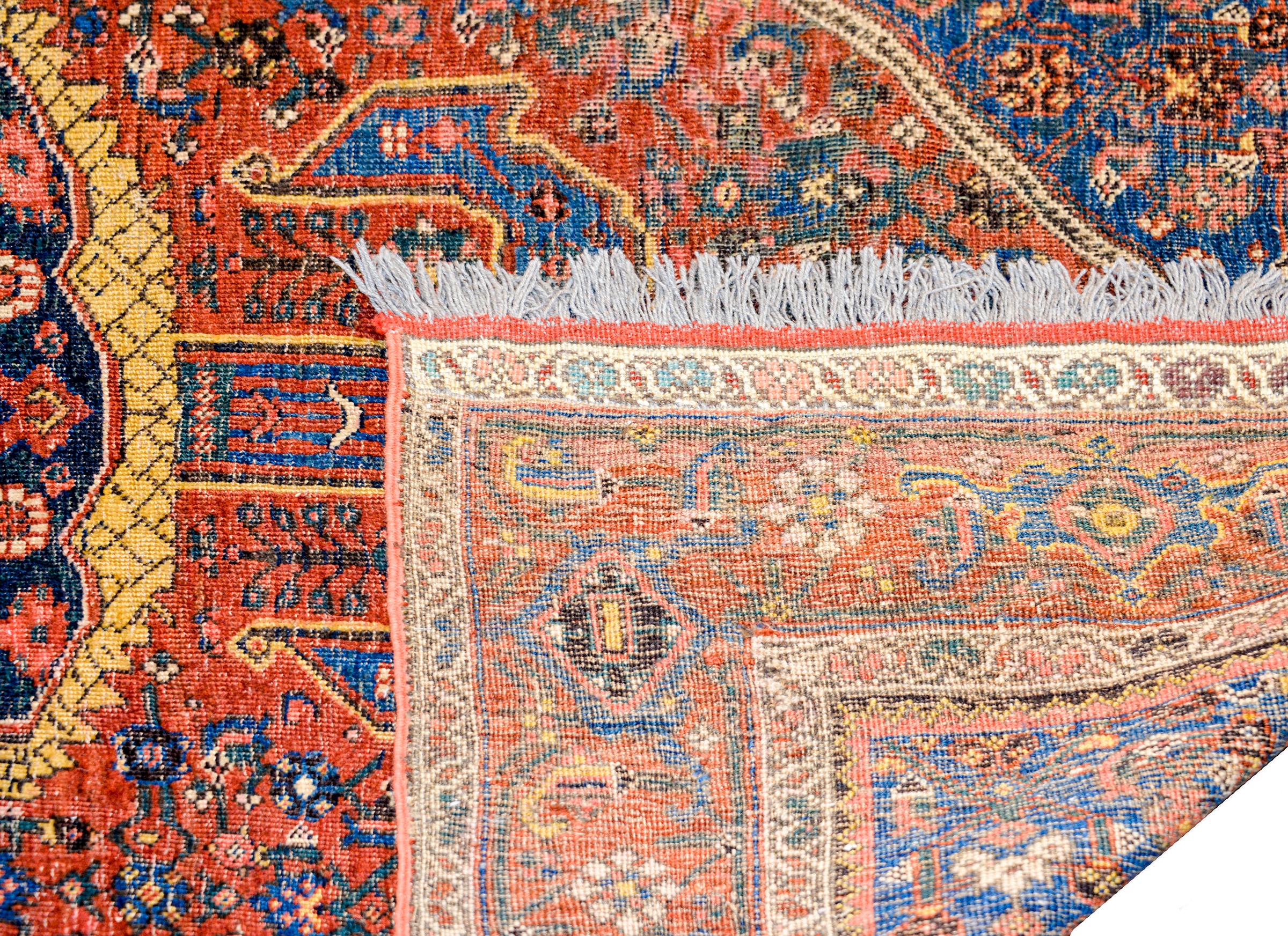 Außergewöhnlicher Bidjar-Teppich aus dem frühen 20. Jahrhundert (Frühes 20. Jahrhundert) im Angebot