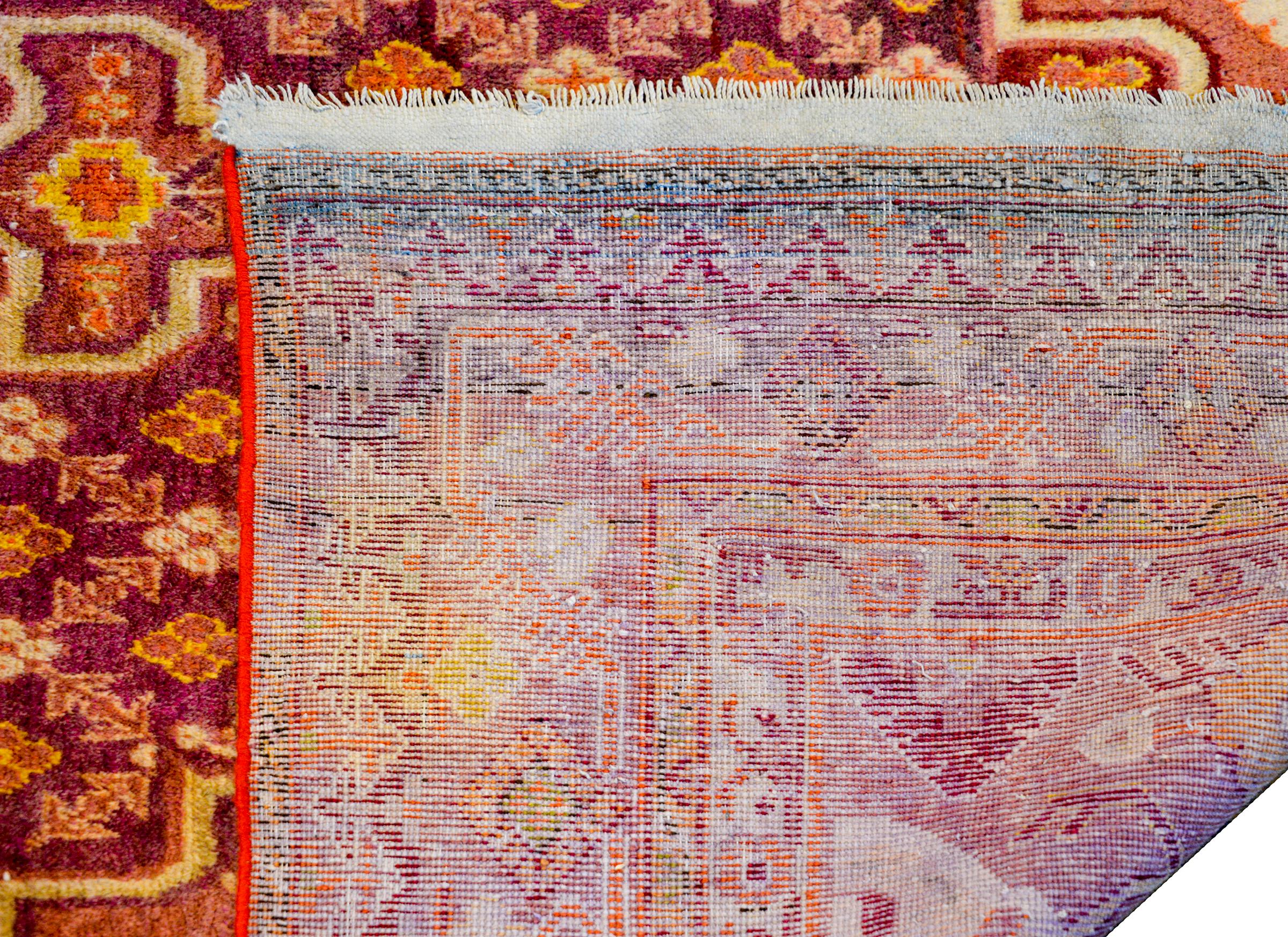 Extraordinary Early 20th Century Central Asian Khotan Rug For Sale 4