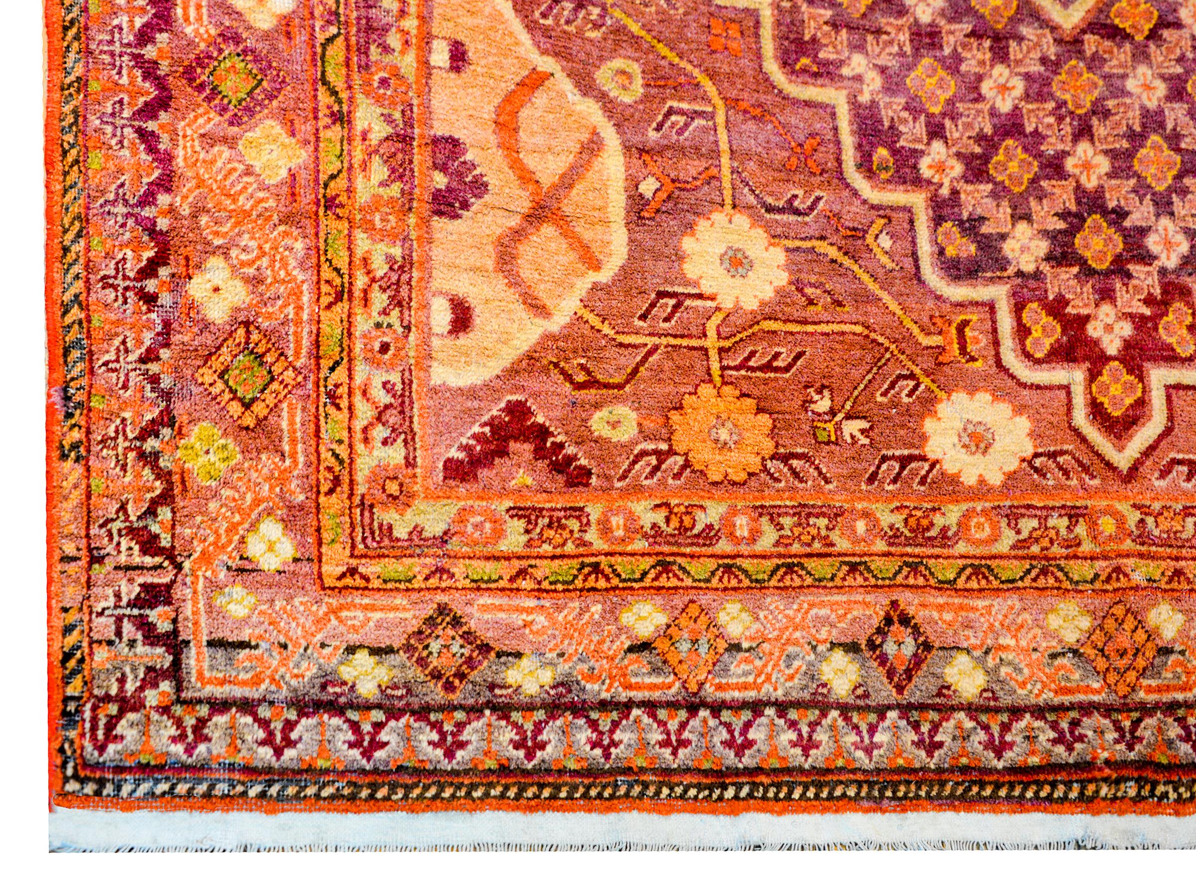 Extraordinary Early 20th Century Central Asian Khotan Rug For Sale 2