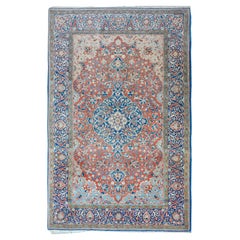 Vintage Extraordinary Early 20th Century Kashan Rug