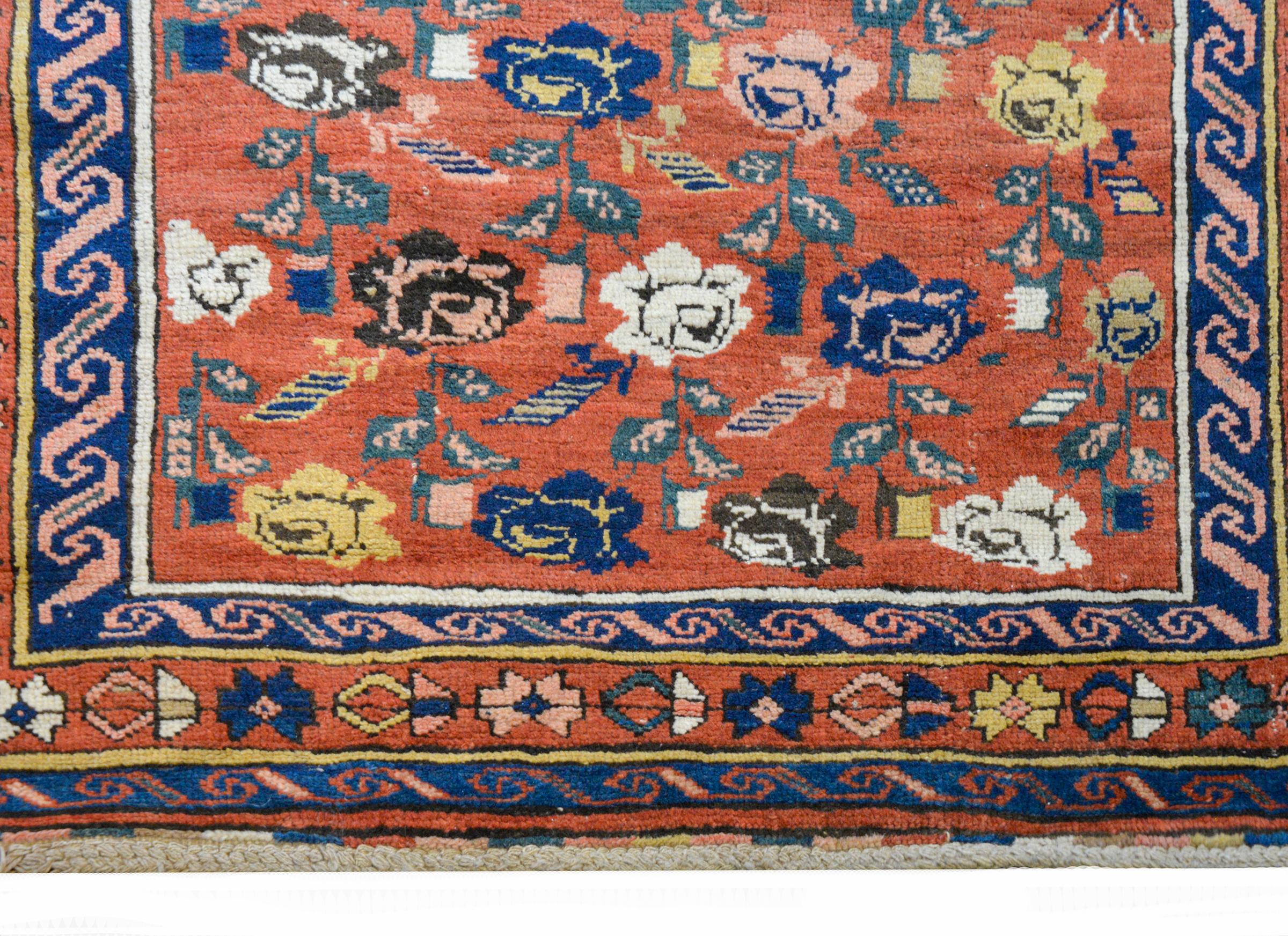 Wool Extraordinary Early 20th Century Caucasian Karabagh Rug For Sale