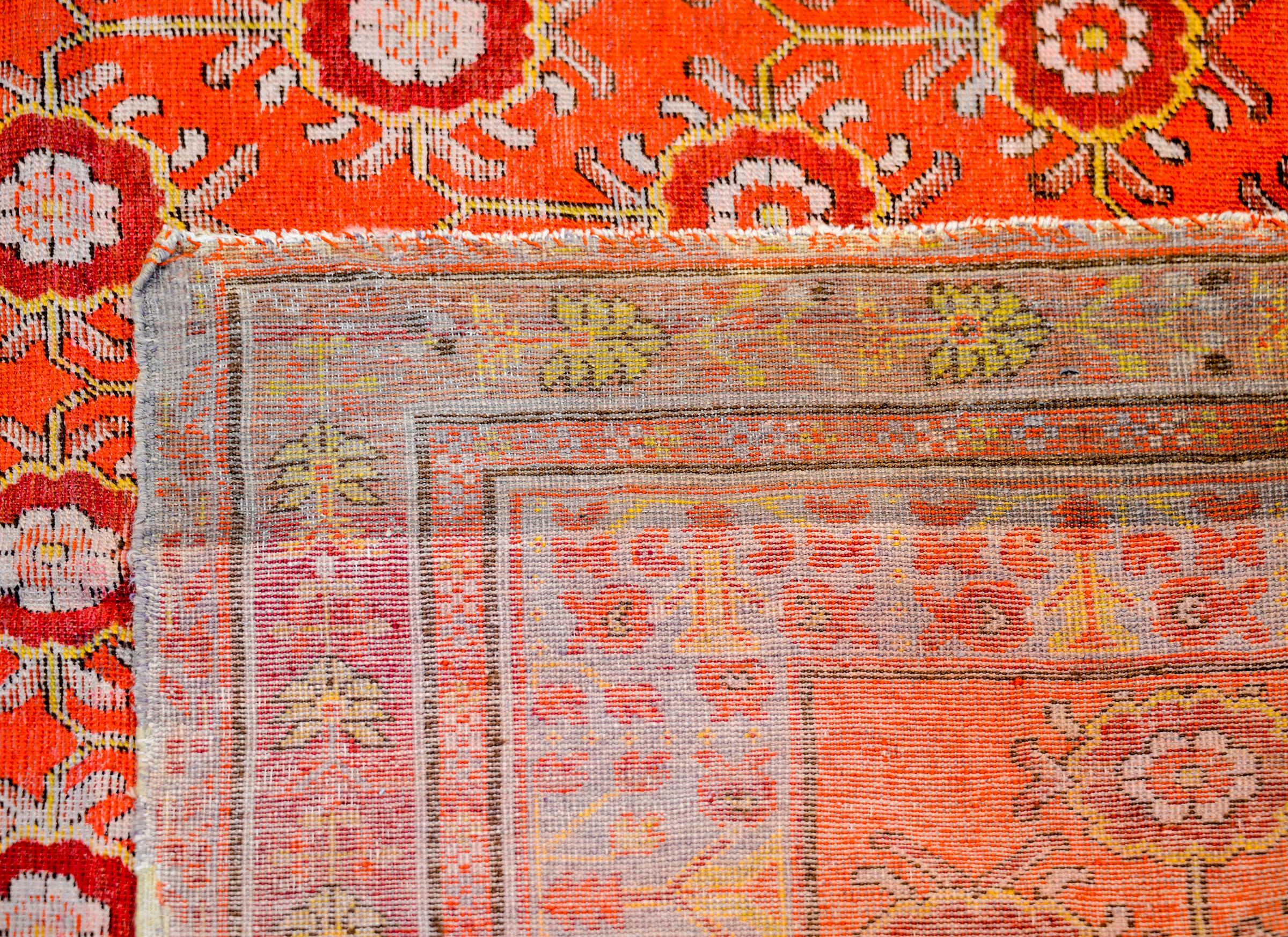 Extraordinary Early 20th Century Samarghand Rug For Sale 2