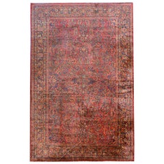 Außergewöhnlicher Sarouk-Teppich aus dem frühen 20