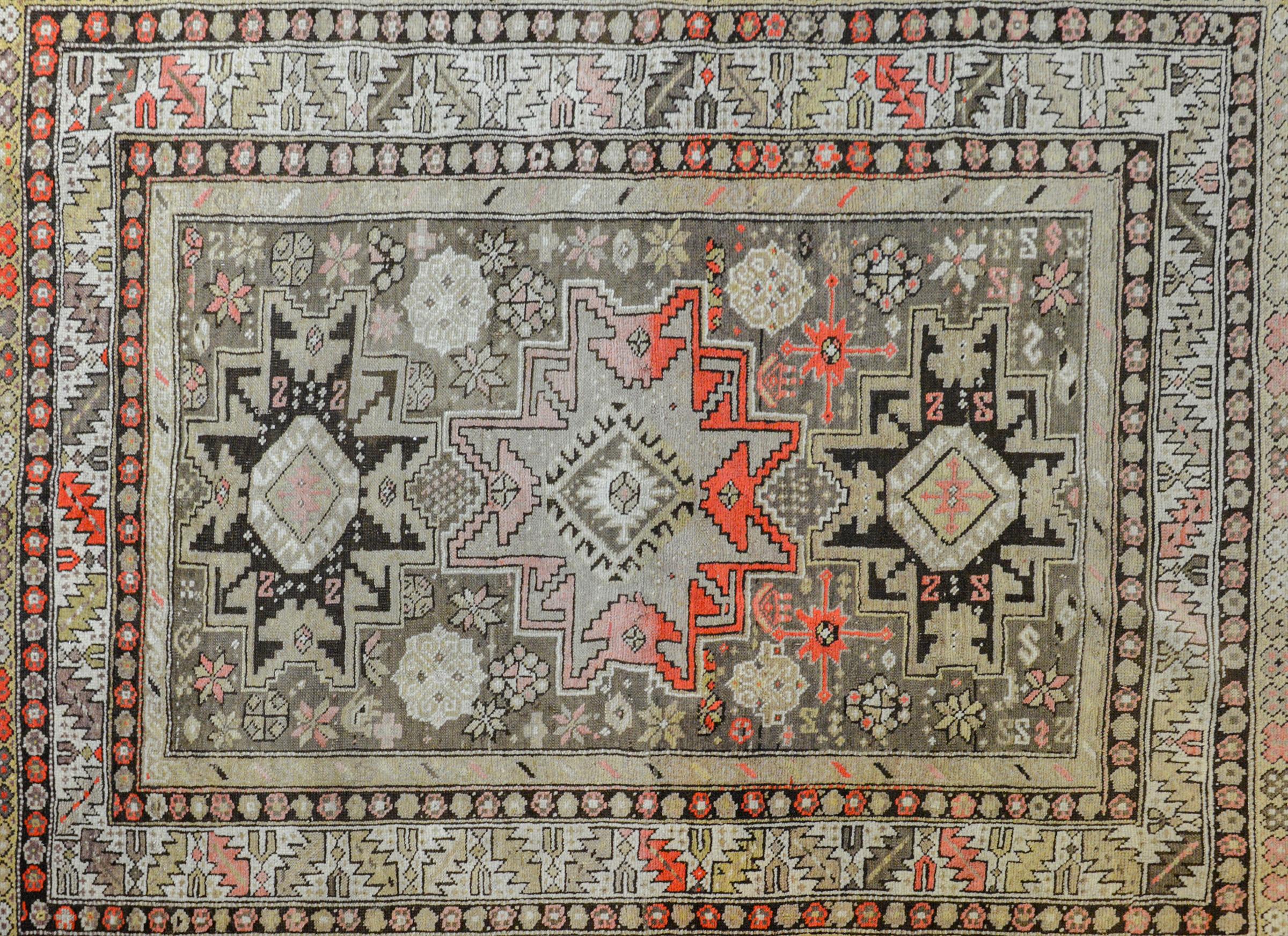 Kazak Extraordinary Early 20th Century Shirvan Rug For Sale