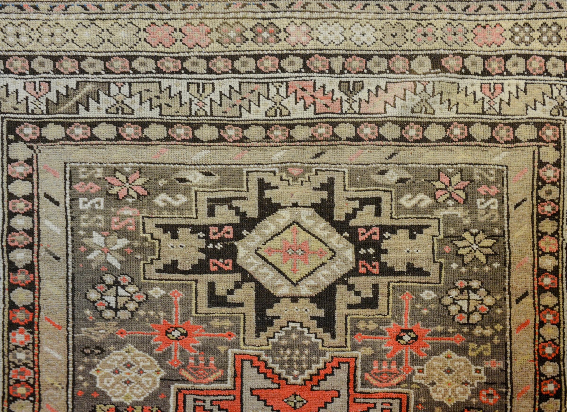 Vegetable Dyed Extraordinary Early 20th Century Shirvan Rug For Sale
