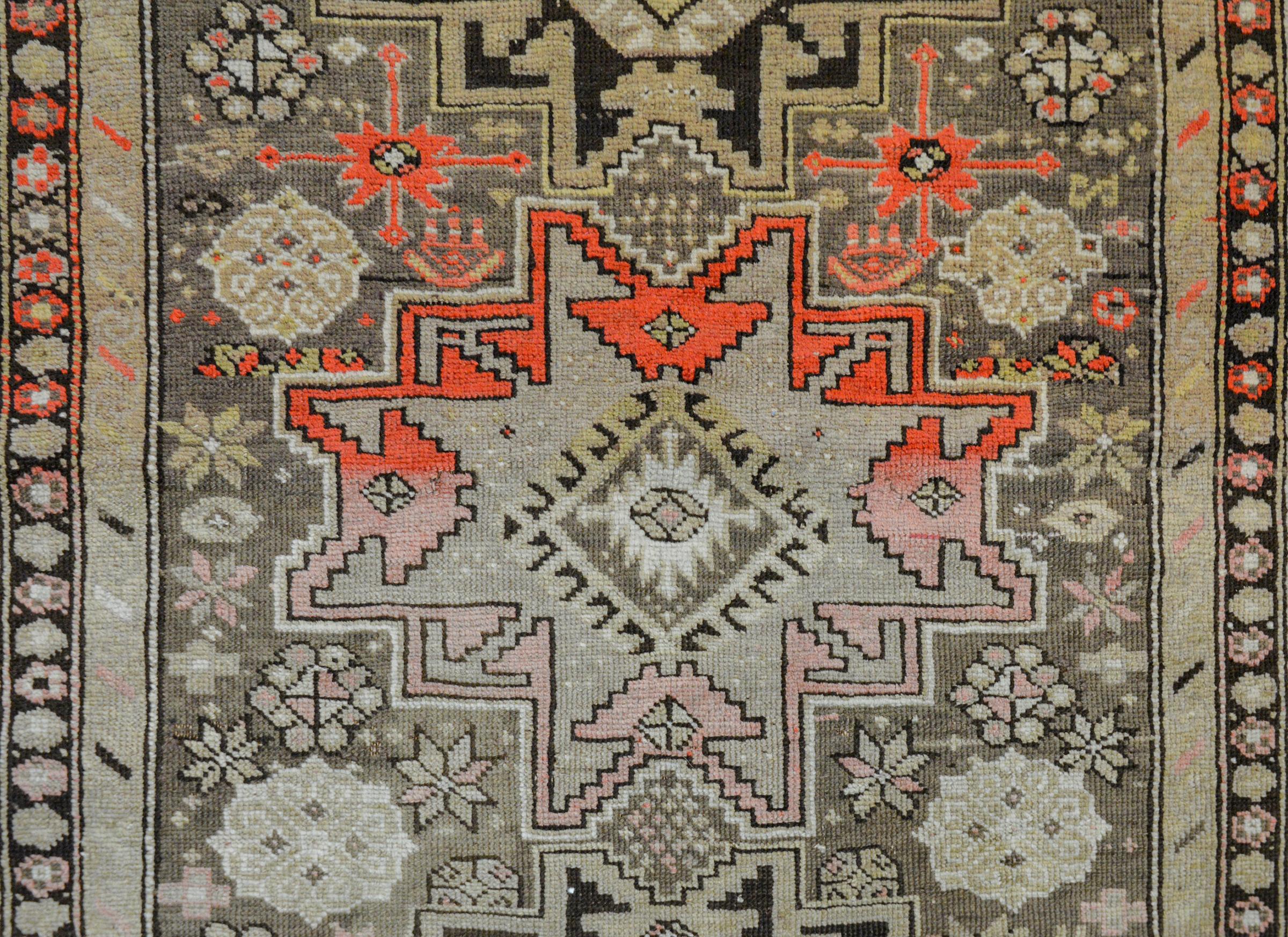 Wool Extraordinary Early 20th Century Shirvan Rug For Sale
