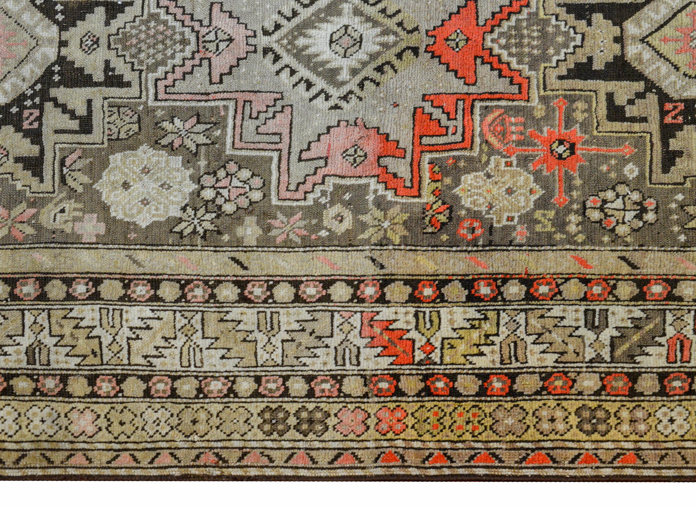 Extraordinary Early 20th Century Shirvan Rug For Sale 1