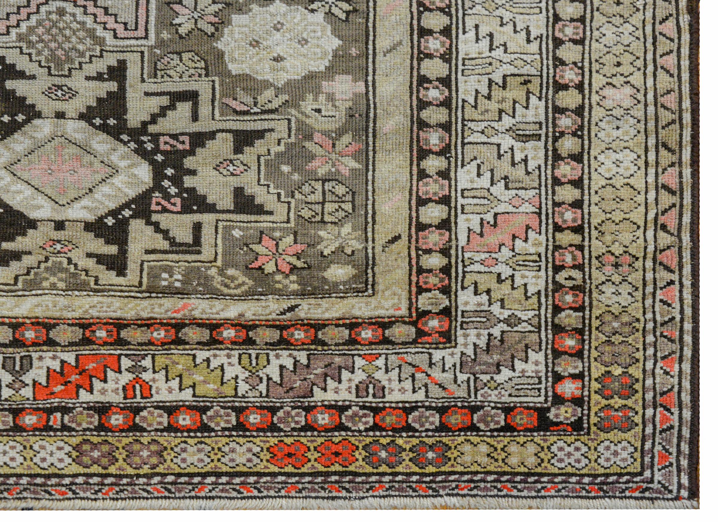 Extraordinary Early 20th Century Shirvan Rug For Sale 2