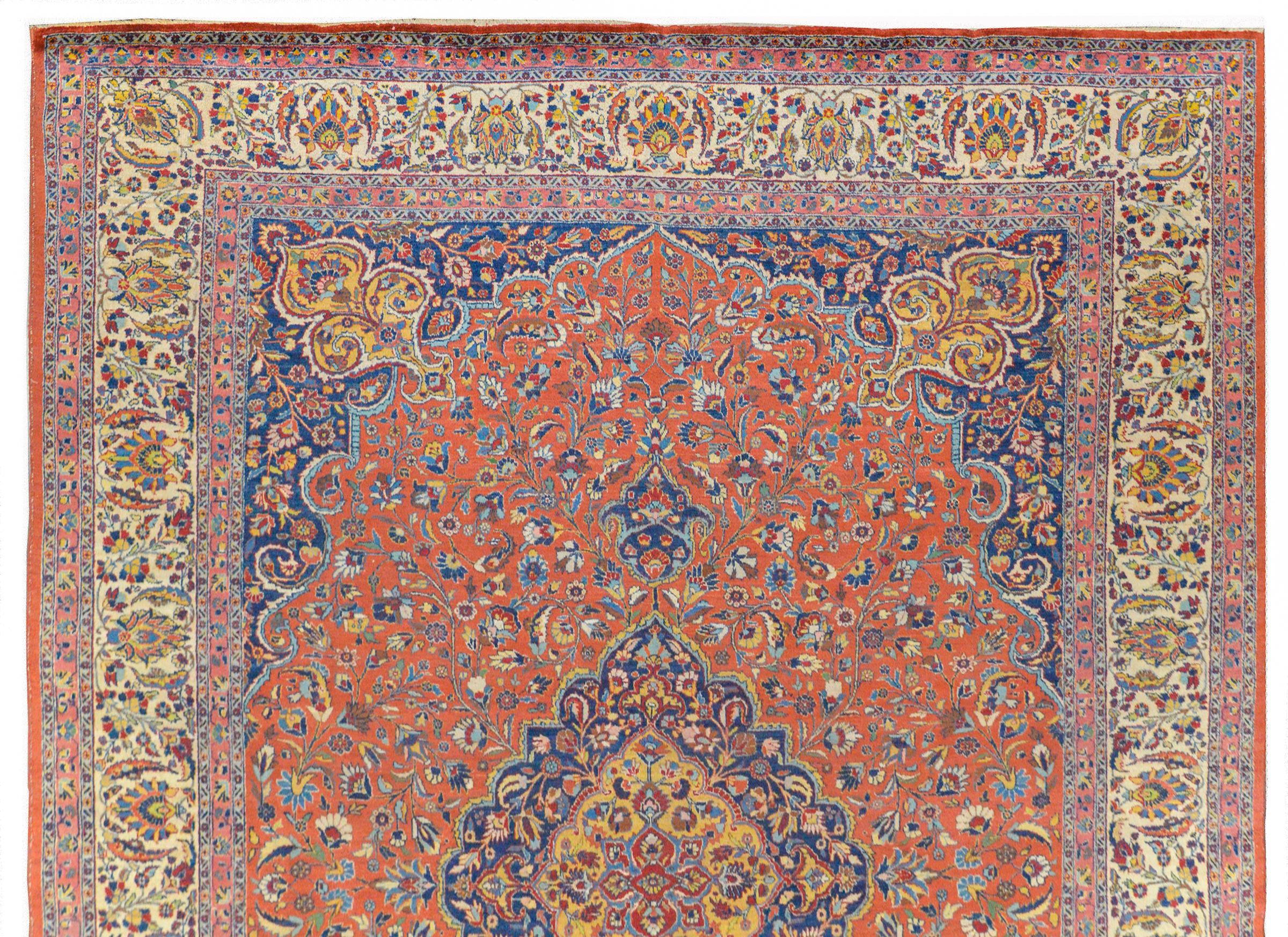 Persian Extraordinary Early 20th Century Tabriz Rug For Sale