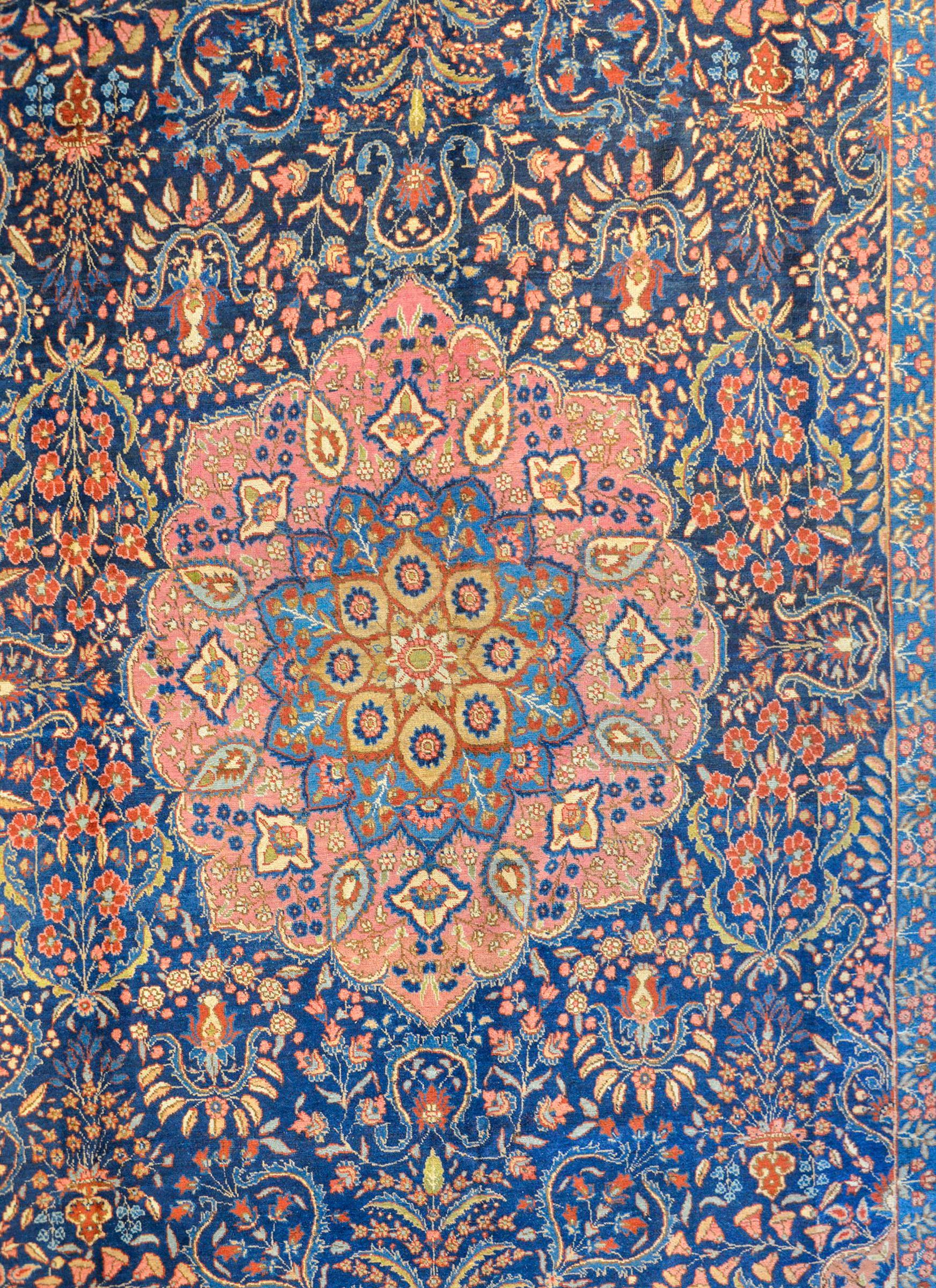 Vegetable Dyed Extraordinary Early 20th Century Tabriz Rug