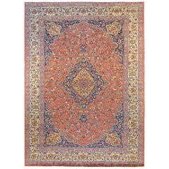 Extraordinaire tapis de Tabriz du début du XXe siècle