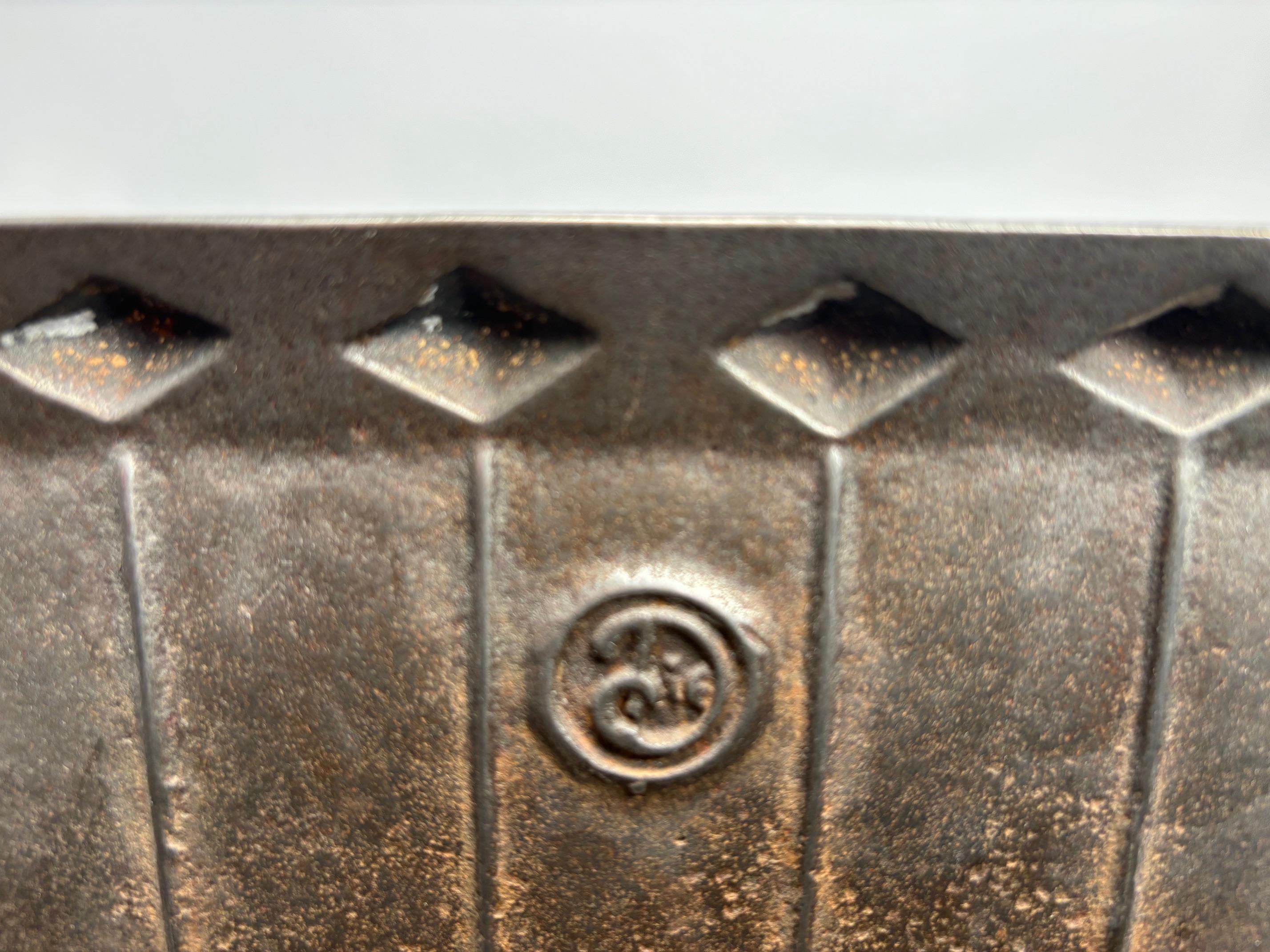 Straordinario vaso francese Art Deco, portafiori in ghisa, anni '30 in vendita 3