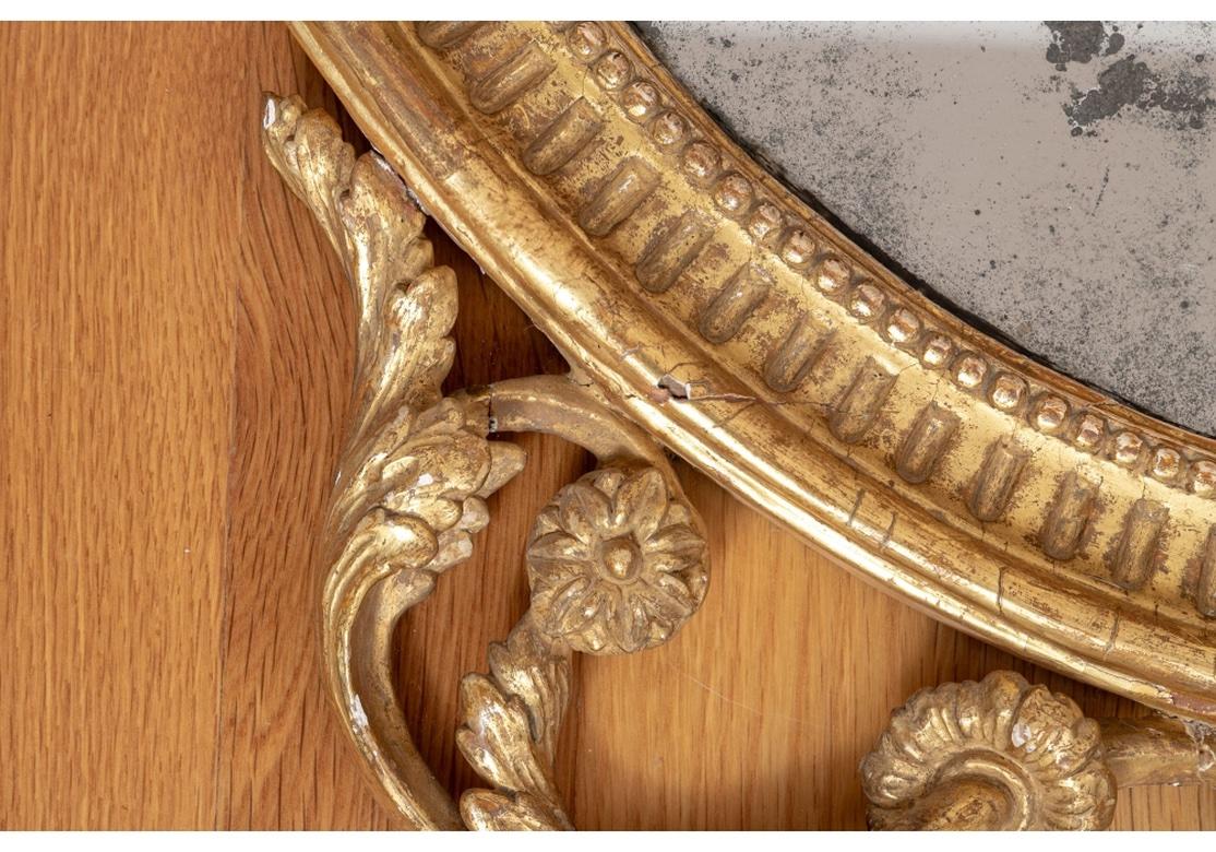 Extraordinary George III Carved and Gilt Mirror In Good Condition For Sale In Bridgeport, CT