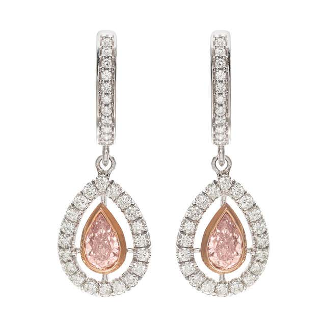 Valente Diamond Dangle Earrings at 1stDibs
