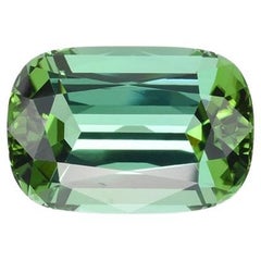 Außergewöhnlich  Grüner Turmalin Cushion Edelstein - Individueller Schmuck Beverly Hills