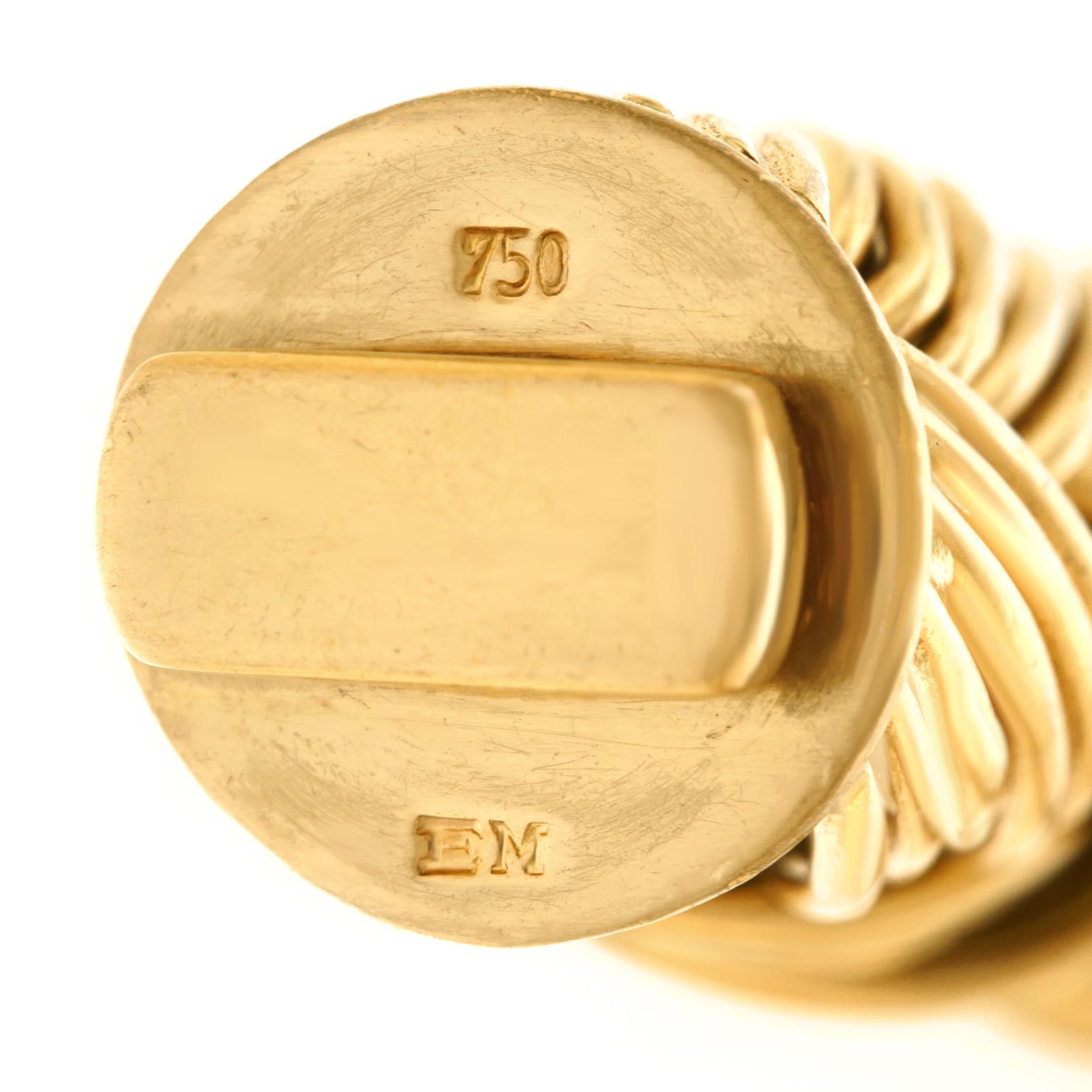 Extraordinaire collier en or fait à la main par Meister of Zurich en vente 1