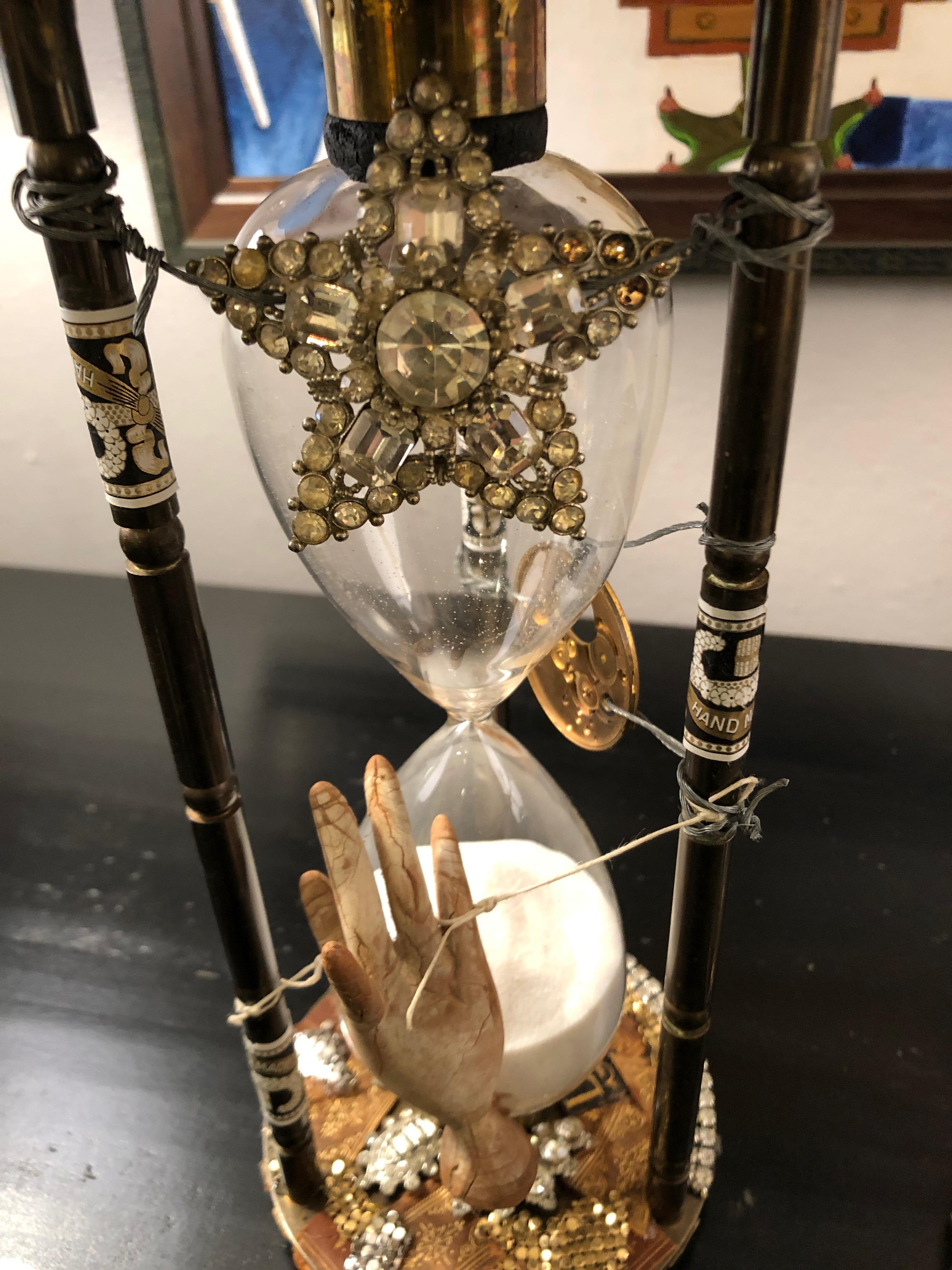 Extraordinary Hourglass Sculpture with Meticulous Artistry For Sale 4