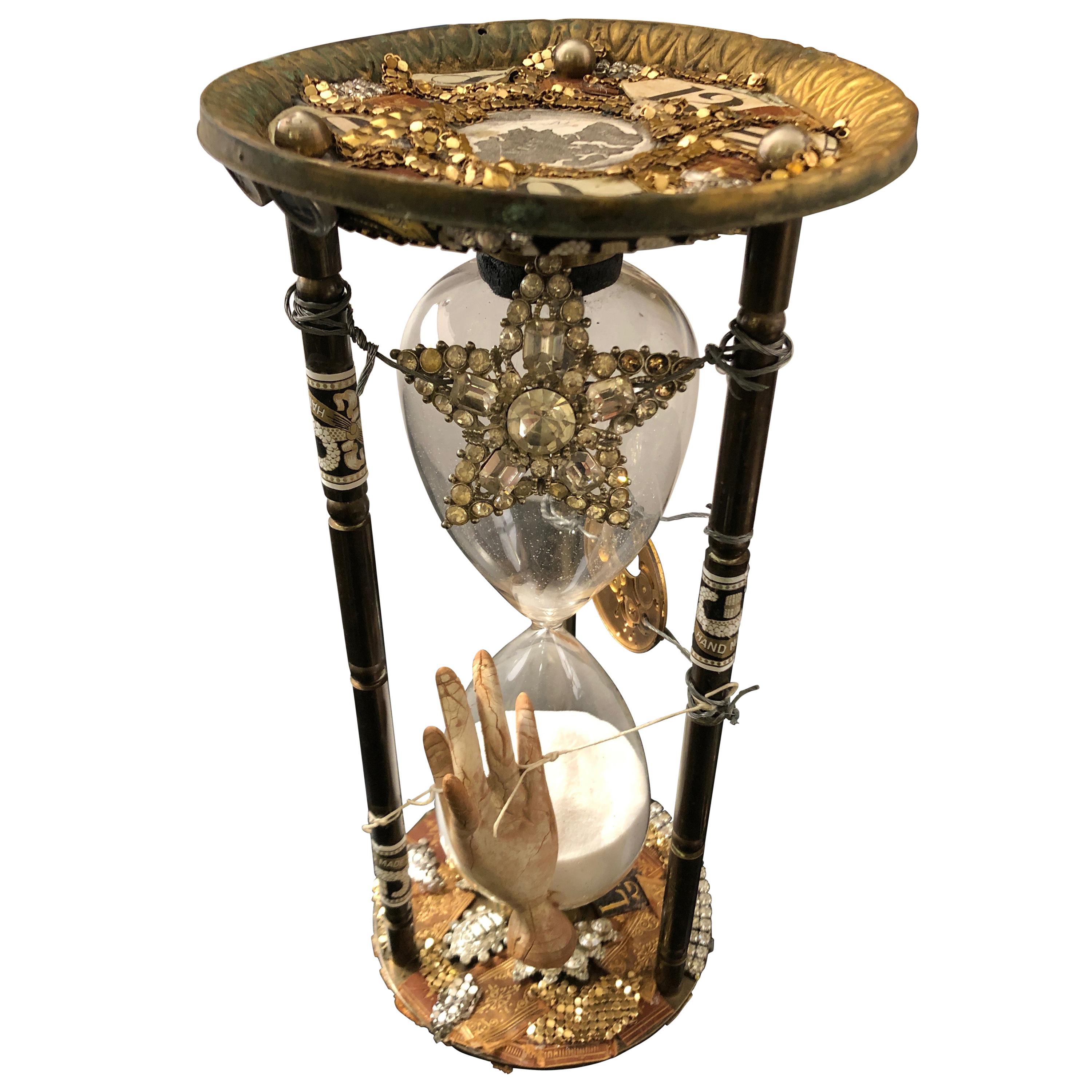 Extraordinary Hourglass Sculpture with Meticulous Artistry For Sale