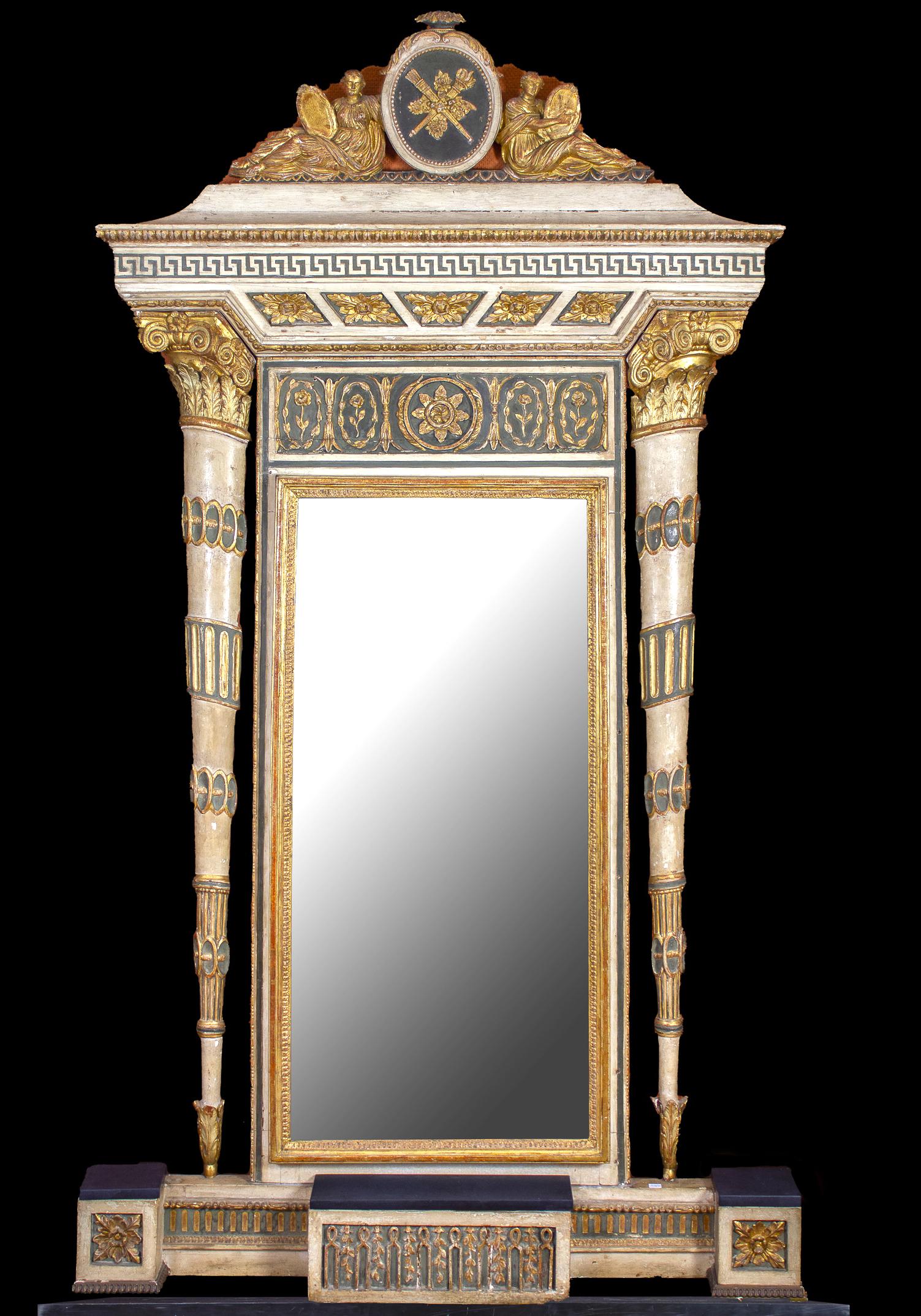 Extraordinary Italian 18th Century Console Table with Mirror, 1780 4