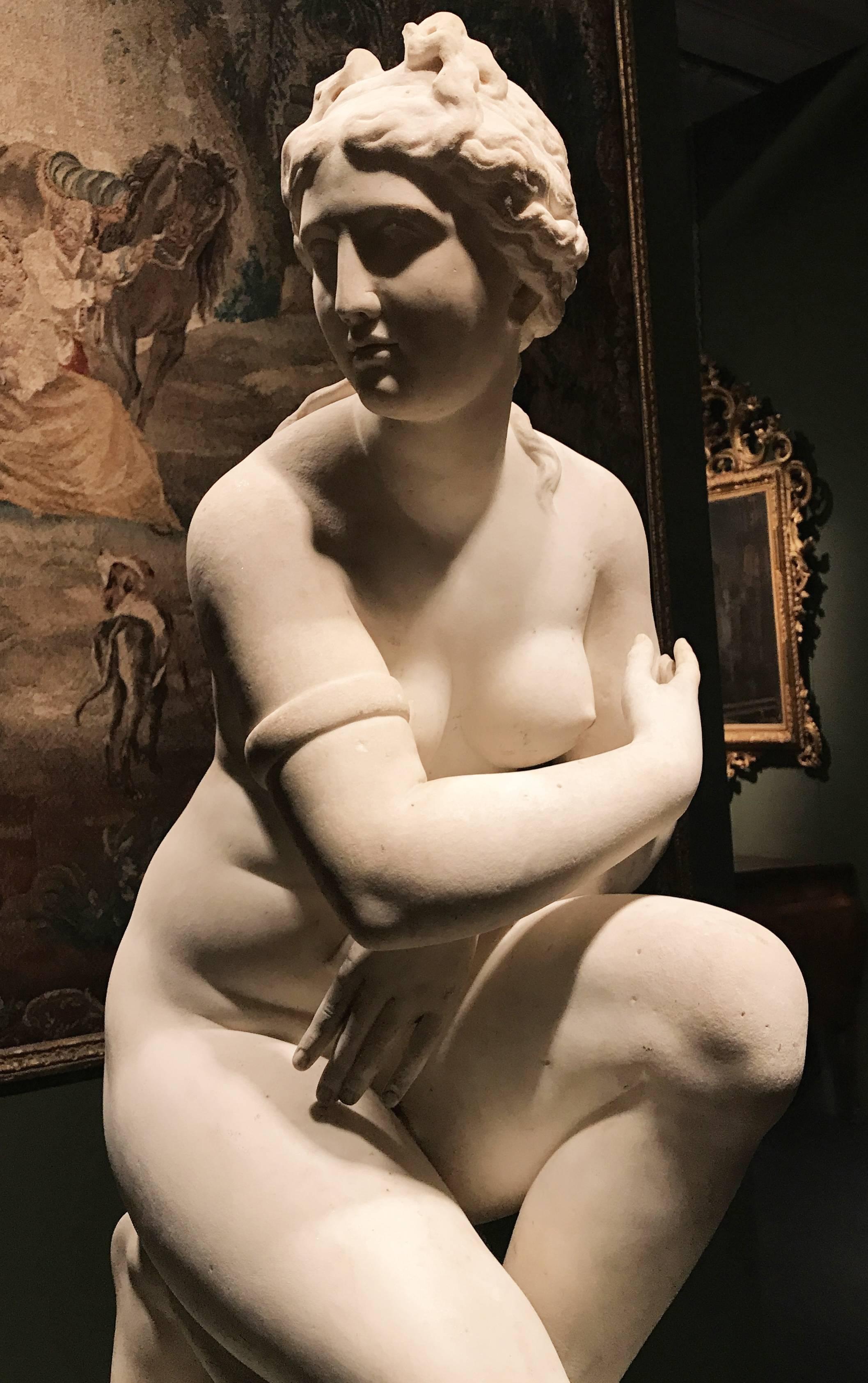 Extraordinary Italian 19th Century Marble Statue of Aphrodite 2