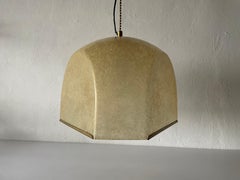 Extraordinary Italian Design Fiberglass XL Pendant Lamp, 1960s, Italy