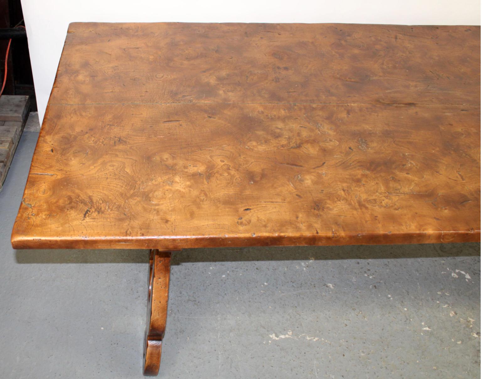 Renaissance Extraordinary Italian Trestle Table