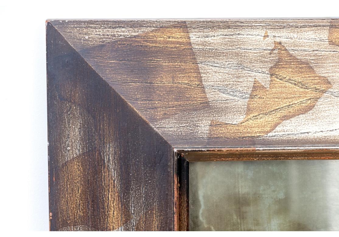 XX secolo Straordinario specchio dipinto di James Mont, metà del secolo scorso in vendita