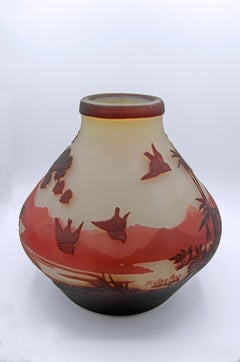 Extraordinary Jugendstil Vase by Muller Frères Luneville