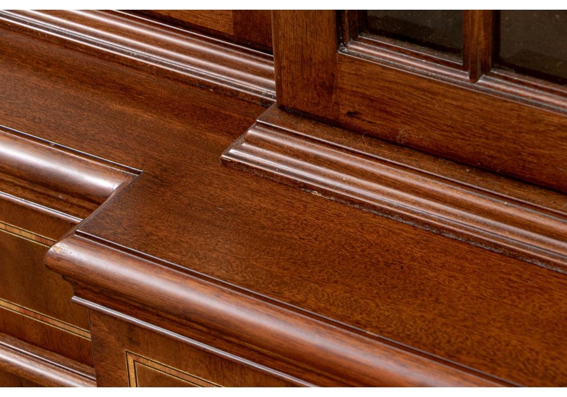 Carved Extraordinary Karges Chippendale Style Grand Breakfront For Sale