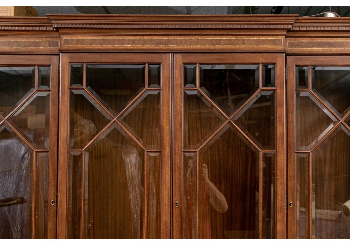 20th Century Extraordinary Karges Chippendale Style Grand Breakfront For Sale