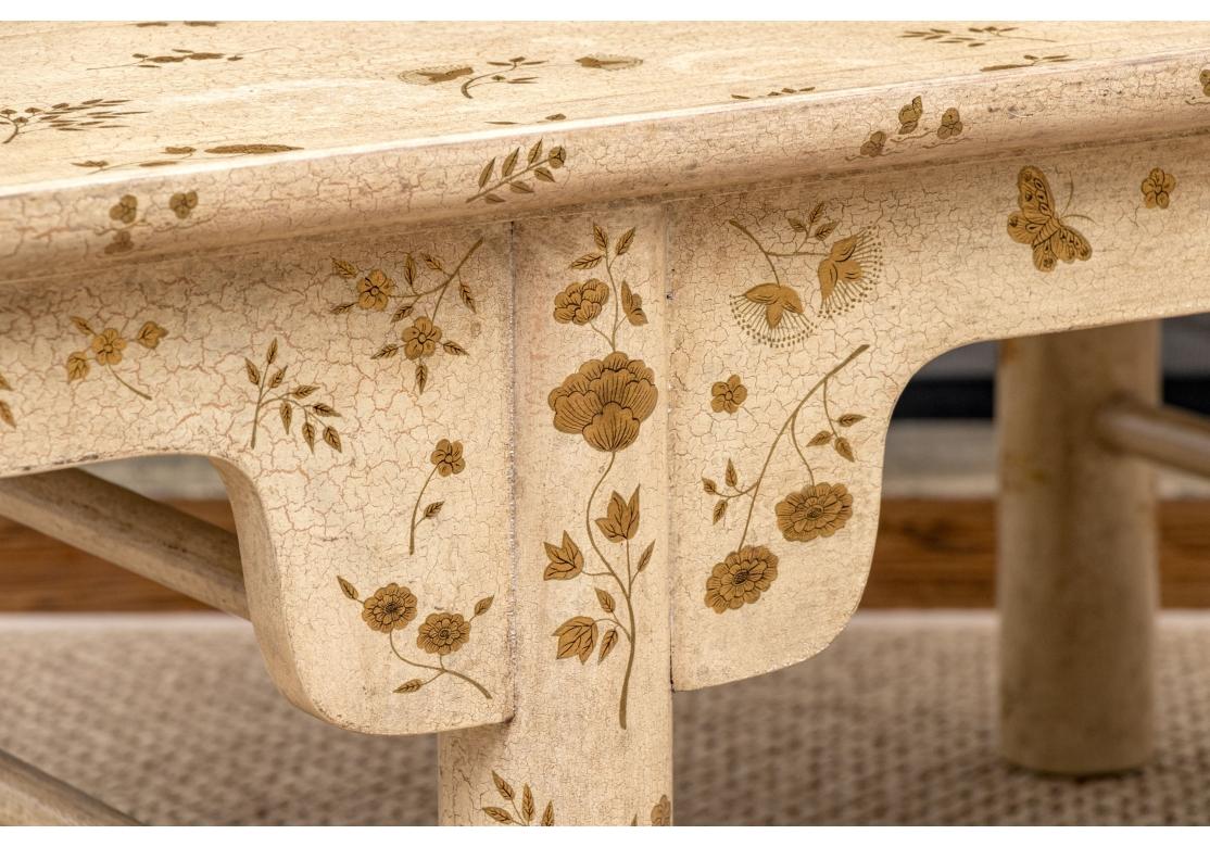 Extraordinaire Table Cocktail Laquée et Peinte Attribuée Holly Hunt Design en vente 5