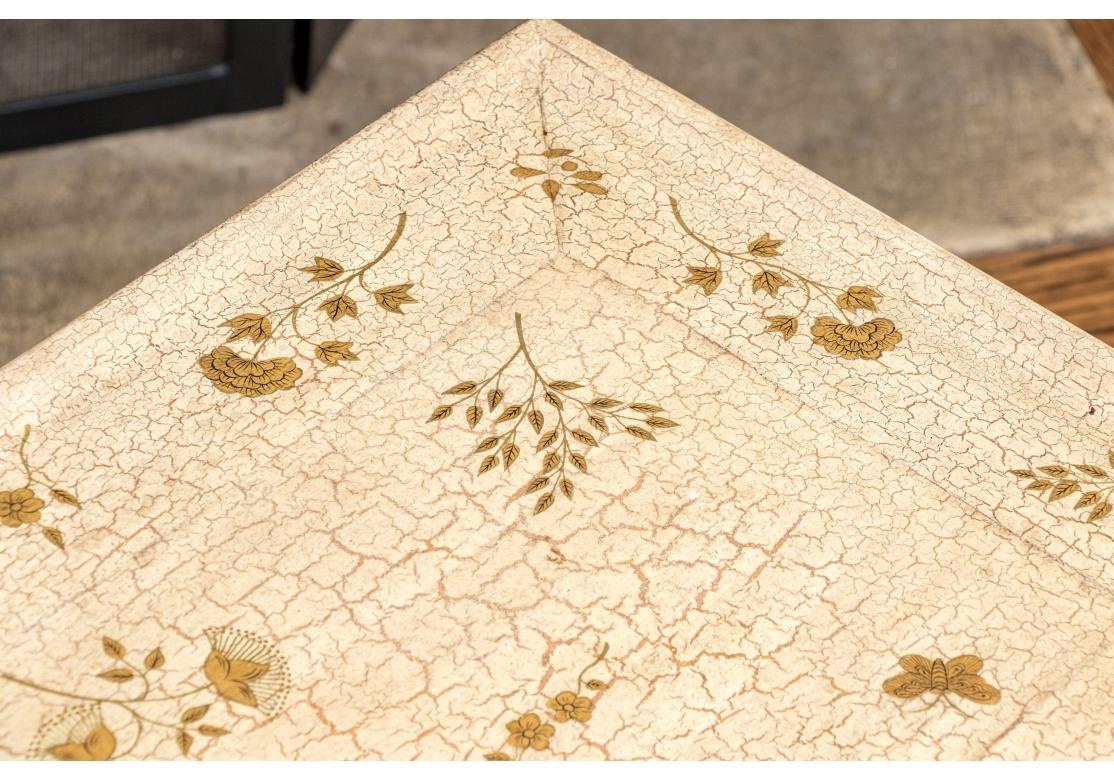 Extraordinaire Table Cocktail Laquée et Peinte Attribuée Holly Hunt Design en vente 1