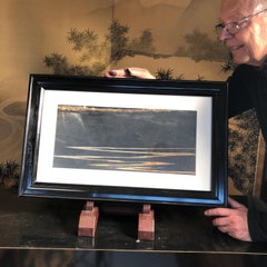 Außergewöhnliche Landschaft "Mondschein Horizonte" Kunstwerk