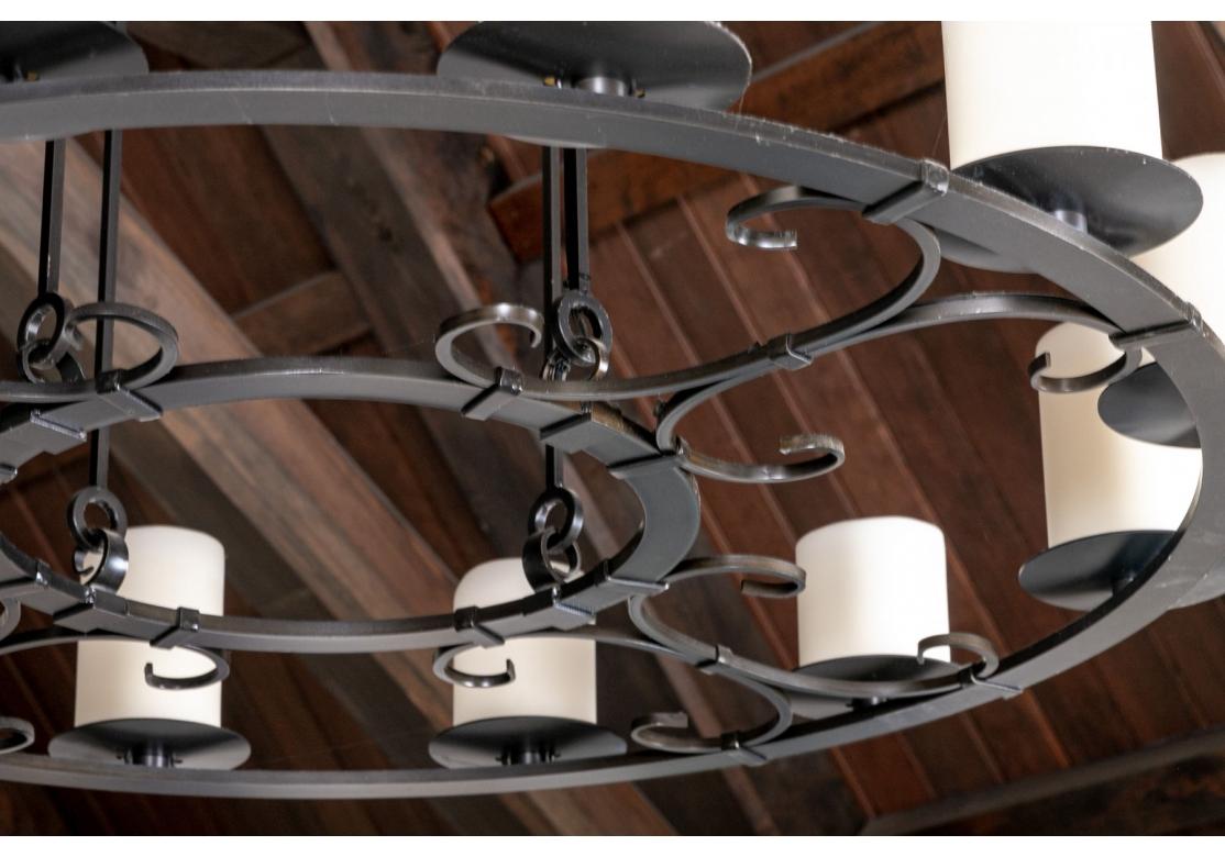 Contemporary Extraordinary Large Scale Holly Hunt Classic Chandelier  For Sale