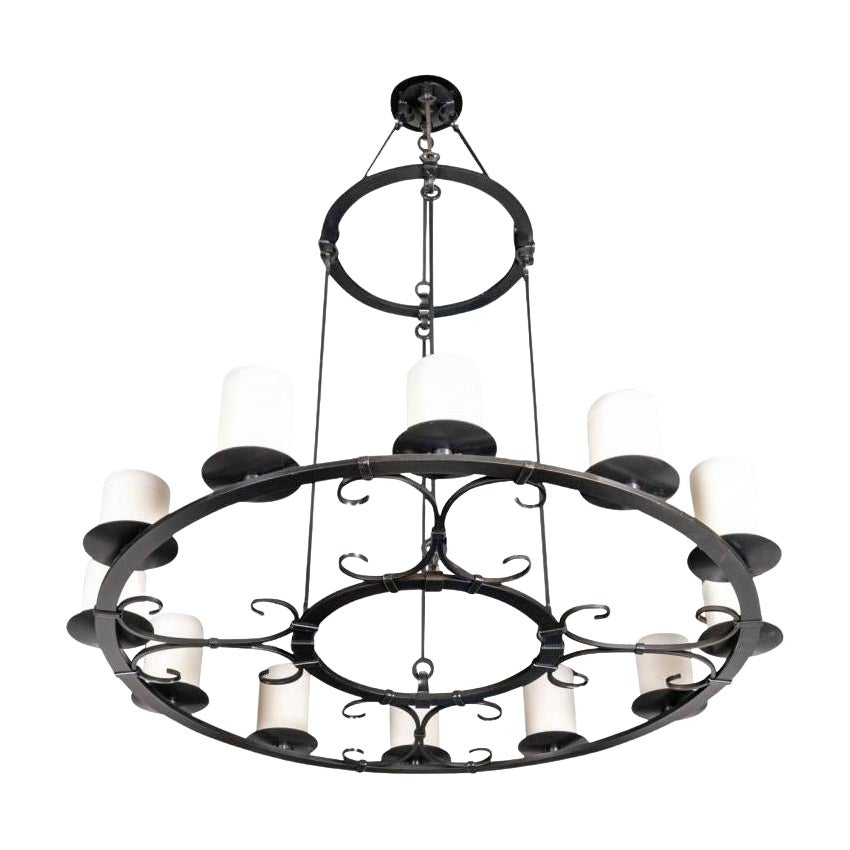 Extraordinary Large Scale Holly Hunt Classic Chandelier