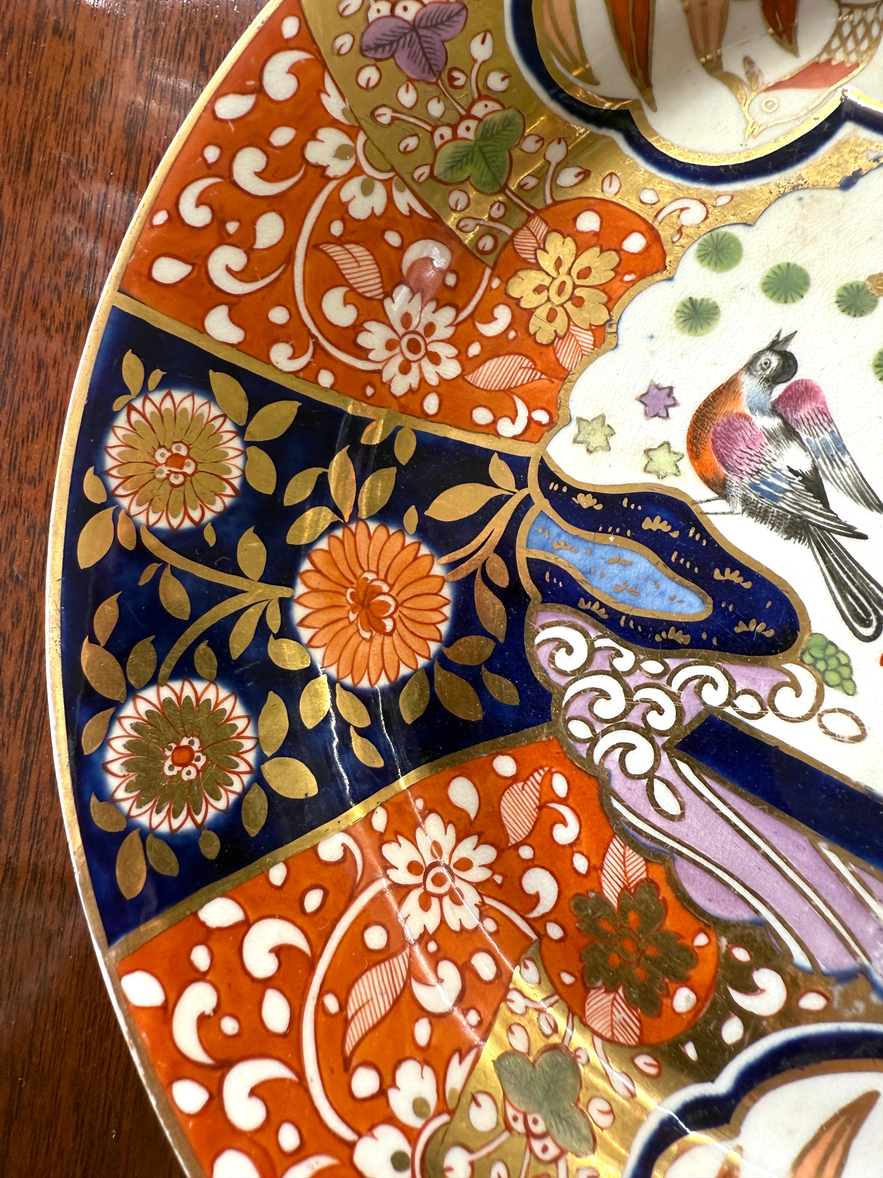 Porcellana Straordinario piatto da gabinetto in porcellana inglese Spode della fine del XVIII secolo, Patt. 257, a/f in vendita